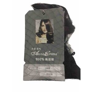 Anna Emma  Women’s Wig One Size Dark Brown Color With Highlights Style 2808